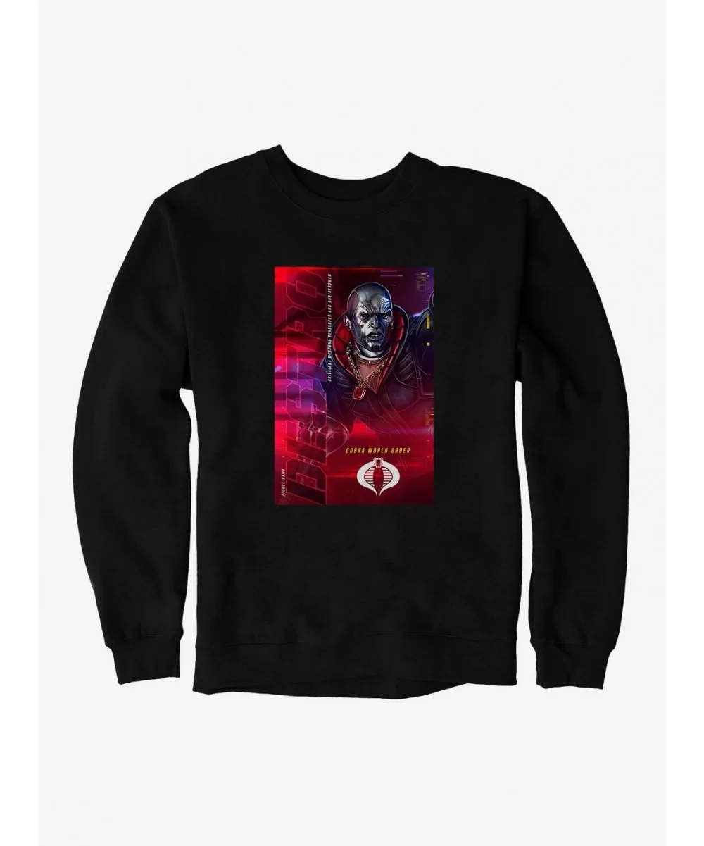 Seasonal Sale G.I. Joe Destro Info Card Sweatshirt $14.46 Sweatshirts