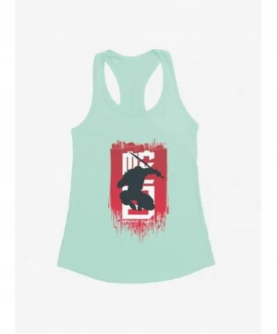 Flash Deal G.I. Joe Snake Eyes Jump Silhouette Girls Tank $8.57 Tanks