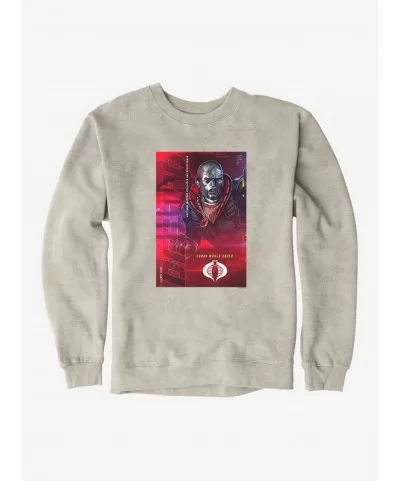 Seasonal Sale G.I. Joe Destro Info Card Sweatshirt $14.46 Sweatshirts