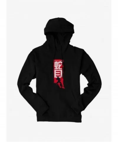 Limited-time Offer G.I. Joe Snake Eyes Stance Silhouette Banner Hoodie $14.73 Hoodies