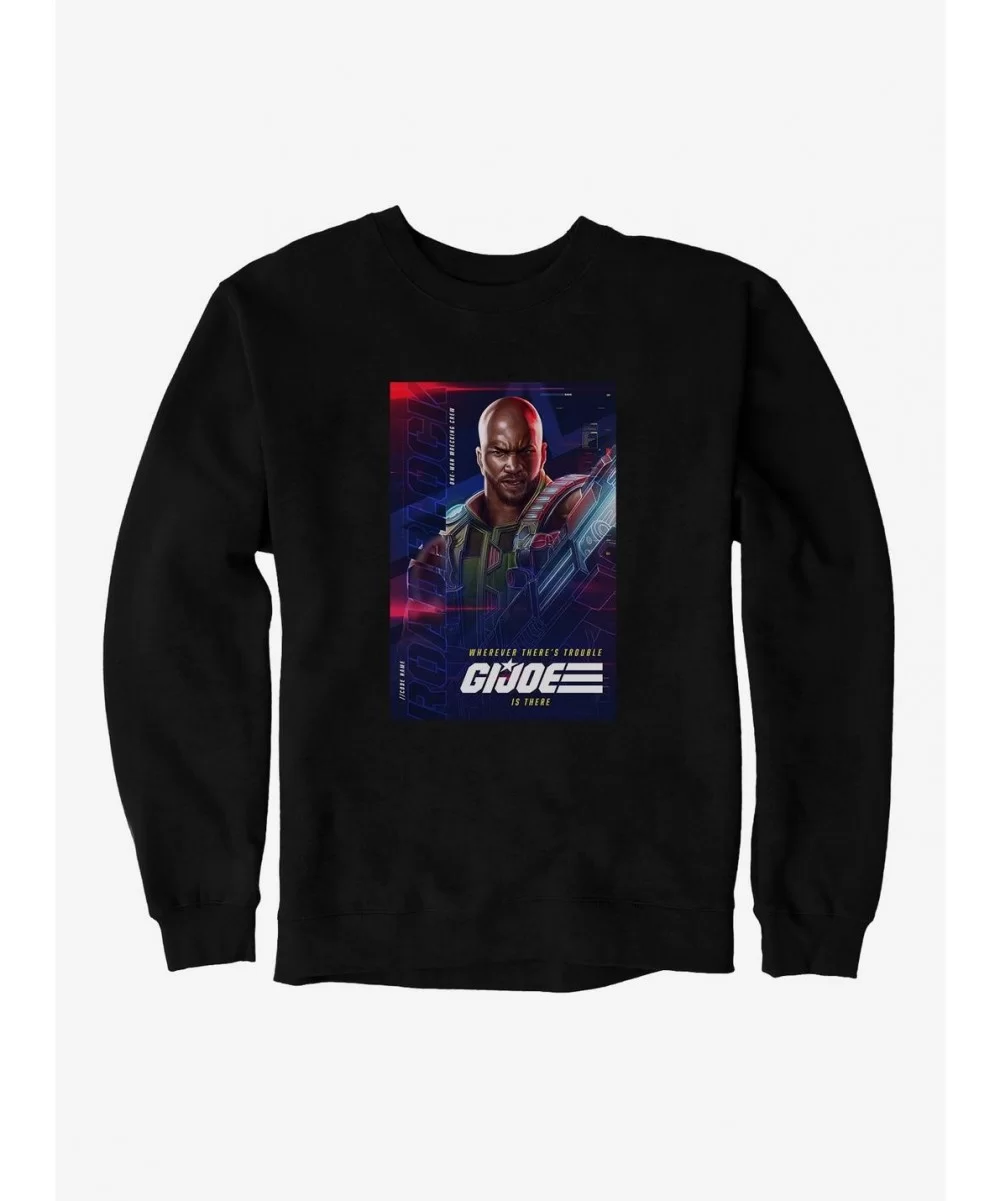 Flash Deal G.I. Joe Roadblock Info Card Sweatshirt $13.87 Sweatshirts