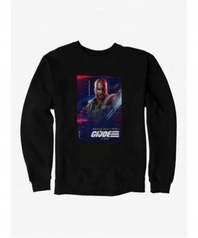 Flash Deal G.I. Joe Roadblock Info Card Sweatshirt $13.87 Sweatshirts