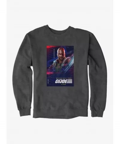 Flash Deal G.I. Joe Roadblock Info Card Sweatshirt $13.87 Sweatshirts