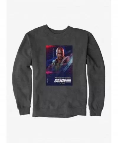 Flash Deal G.I. Joe Roadblock Info Card Sweatshirt $13.87 Sweatshirts