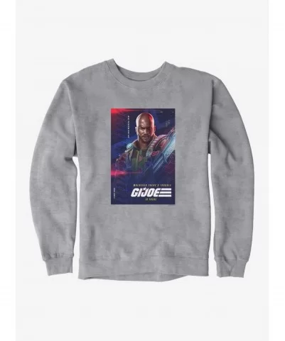 Flash Deal G.I. Joe Roadblock Info Card Sweatshirt $13.87 Sweatshirts