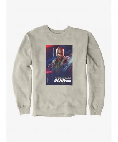 Flash Deal G.I. Joe Roadblock Info Card Sweatshirt $13.87 Sweatshirts