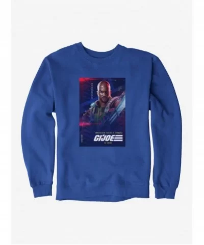 Flash Deal G.I. Joe Roadblock Info Card Sweatshirt $13.87 Sweatshirts