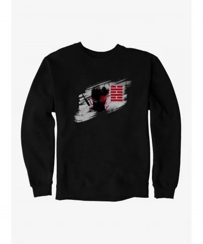 Unique G.I. Joe Snake Eyes Painted Silhouette Sweatshirt $10.63 Sweatshirts