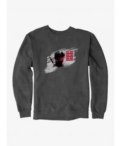 Unique G.I. Joe Snake Eyes Painted Silhouette Sweatshirt $10.63 Sweatshirts