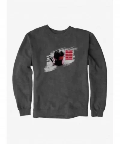 Unique G.I. Joe Snake Eyes Painted Silhouette Sweatshirt $10.63 Sweatshirts