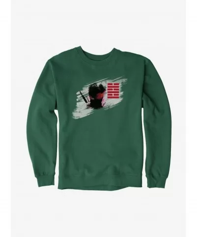 Unique G.I. Joe Snake Eyes Painted Silhouette Sweatshirt $10.63 Sweatshirts