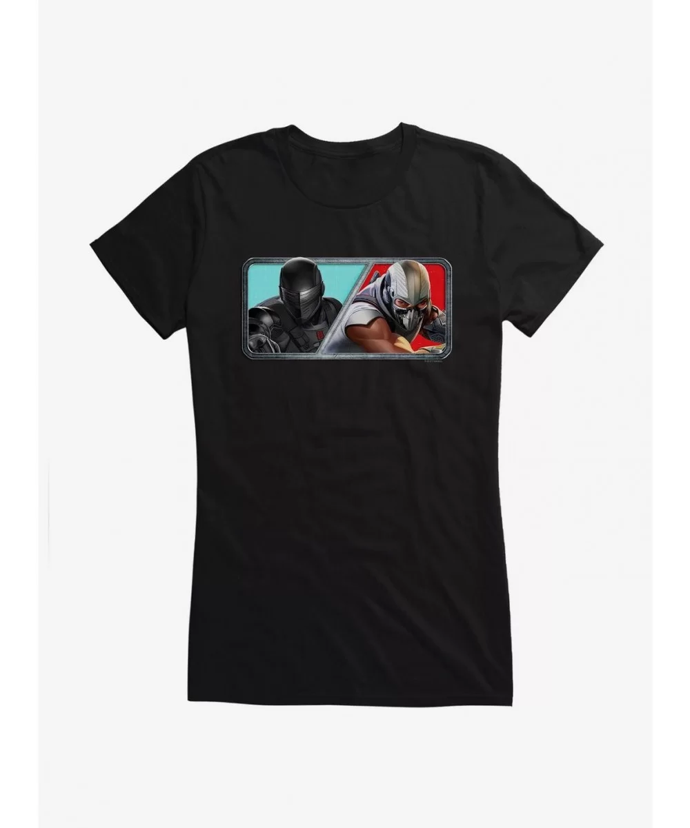 Exclusive G.I. Joe Snake Eyes Versus Storm Shadow Girls T-Shirt $7.77 T-Shirts