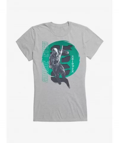 Limited-time Offer G.I. Joe Snake Eyes Green Arashikage Girls T-Shirt $9.16 T-Shirts