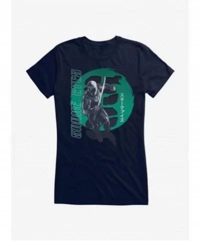 Limited-time Offer G.I. Joe Snake Eyes Green Arashikage Girls T-Shirt $9.16 T-Shirts