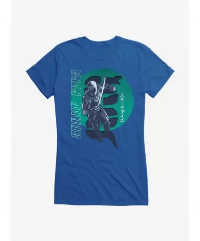 Limited-time Offer G.I. Joe Snake Eyes Green Arashikage Girls T-Shirt $9.16 T-Shirts