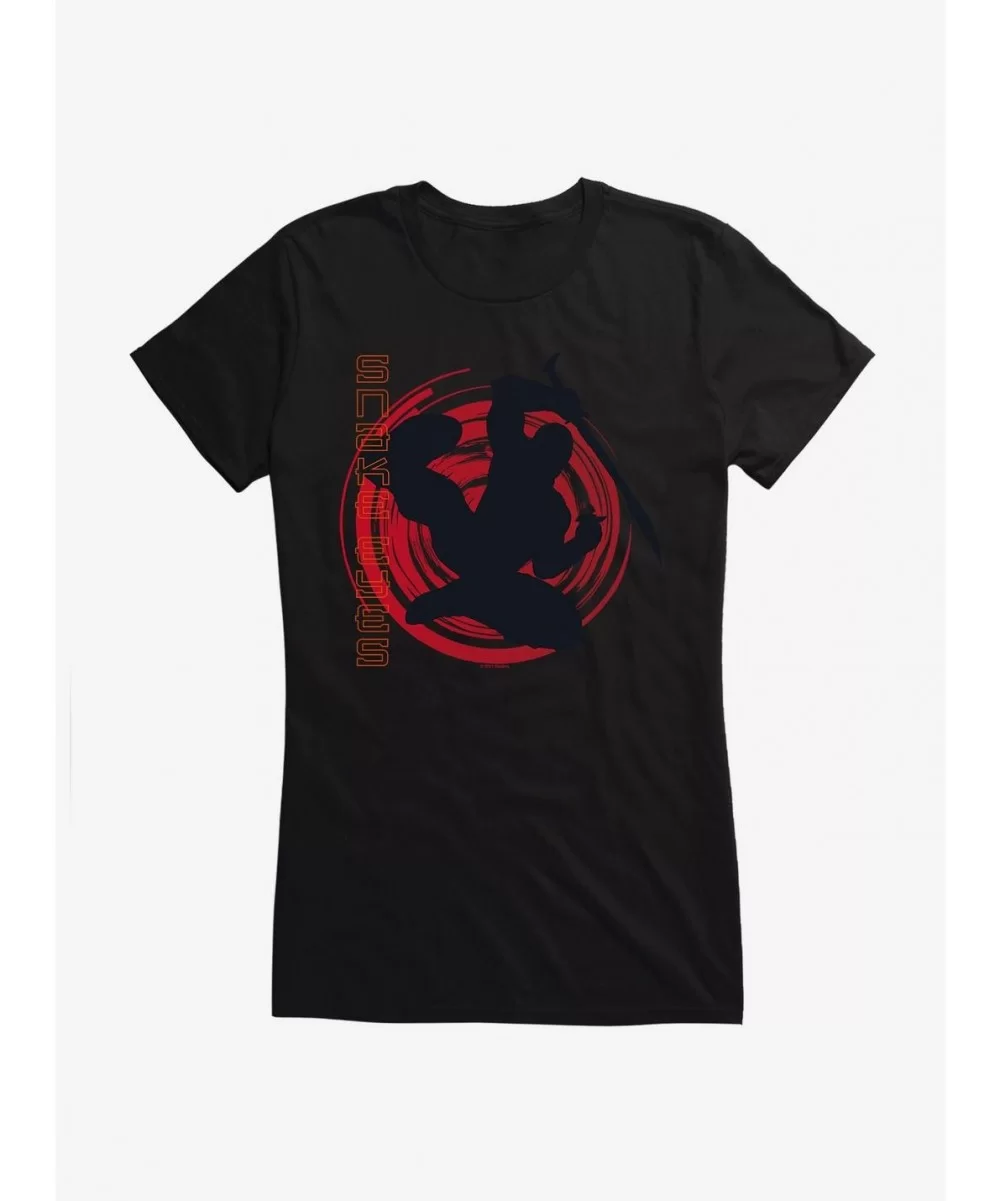 Best Deal G.I. Joe Snake Eyes Jump Through Girls T-Shirt $8.57 T-Shirts