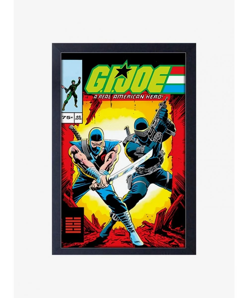 Absolute Discount G.I. Joe Comic Apr 46 Framed Wood Wall Art $7.97 Other Products