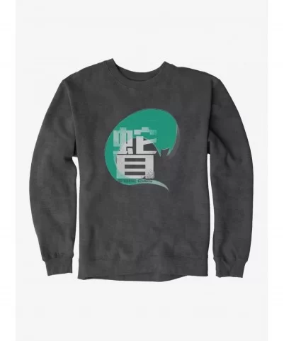 Flash Deal G.I. Joe Snake Eyes Green Hanzi Sweatshirt $9.74 Sweatshirts