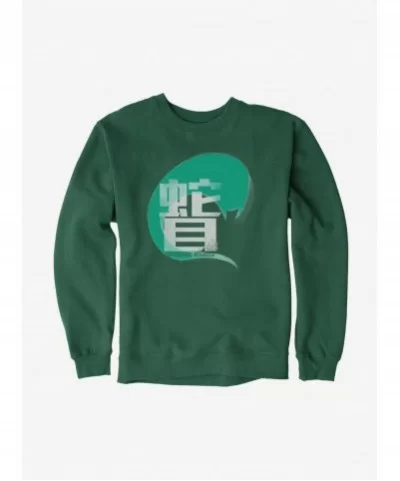 Flash Deal G.I. Joe Snake Eyes Green Hanzi Sweatshirt $9.74 Sweatshirts