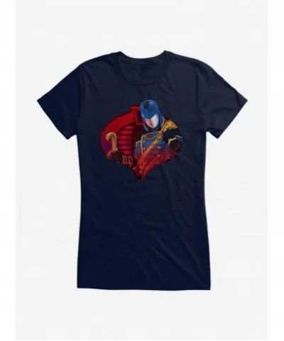 Seasonal Sale G.I. Joe Cobra Icon Cobra Commander Girls T-Shirt $6.37 T-Shirts