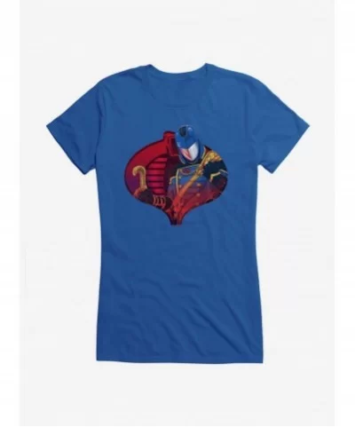 Seasonal Sale G.I. Joe Cobra Icon Cobra Commander Girls T-Shirt $6.37 T-Shirts