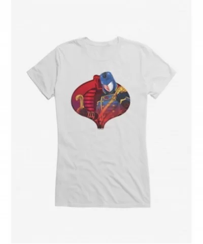 Seasonal Sale G.I. Joe Cobra Icon Cobra Commander Girls T-Shirt $6.37 T-Shirts