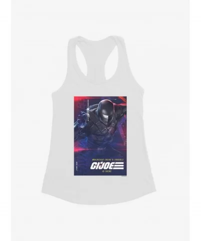 Value for Money G.I. Joe Snake Eyes Info Card Girls Tank $8.96 Tanks