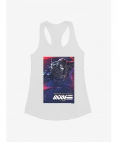 Value for Money G.I. Joe Snake Eyes Info Card Girls Tank $8.96 Tanks