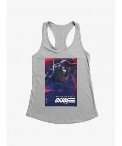 Value for Money G.I. Joe Snake Eyes Info Card Girls Tank $8.96 Tanks