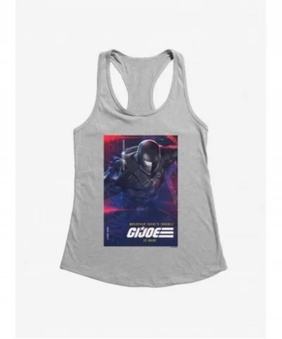 Value for Money G.I. Joe Snake Eyes Info Card Girls Tank $8.96 Tanks