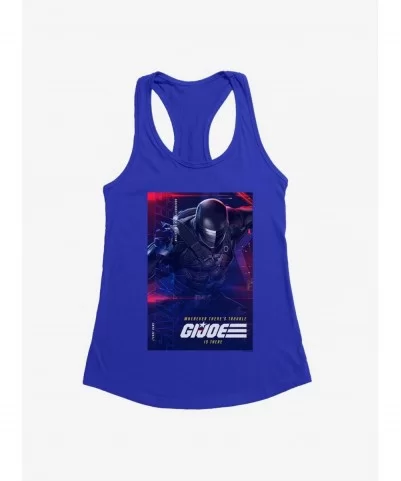 Value for Money G.I. Joe Snake Eyes Info Card Girls Tank $8.96 Tanks