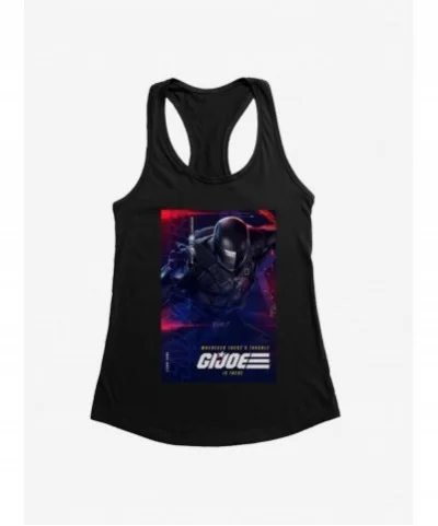 Value for Money G.I. Joe Snake Eyes Info Card Girls Tank $8.96 Tanks