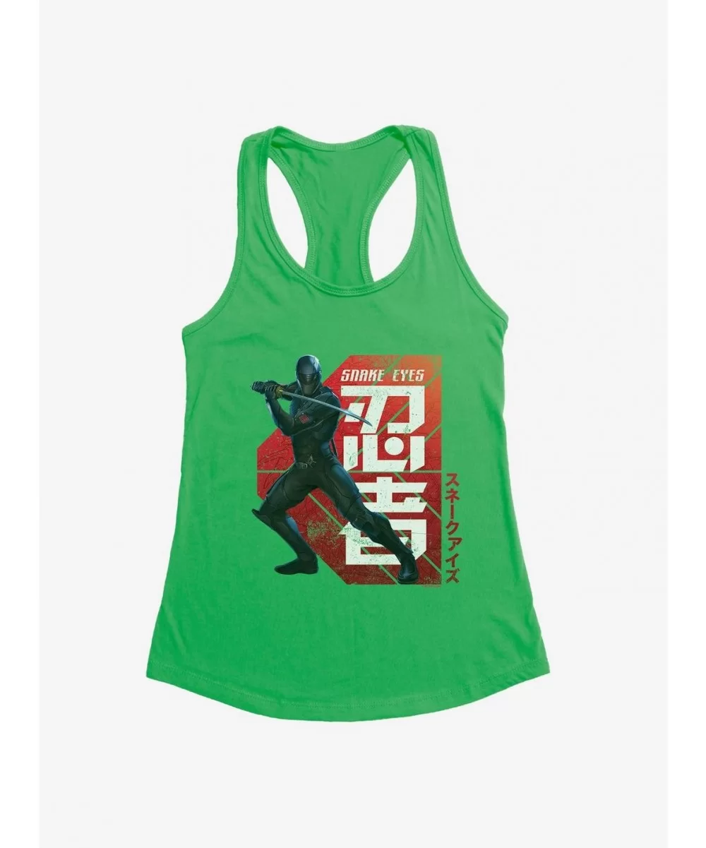 Festival Price G.I. Joe Snake Eyes Defense Stance Girls Tank $6.37 Tanks