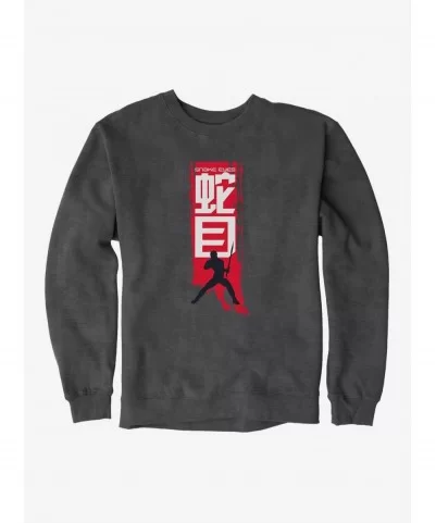 Flash Deal G.I. Joe Snake Eyes Stance Silhouette Banner Sweatshirt $10.92 Sweatshirts