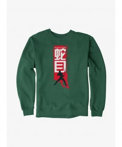 Flash Deal G.I. Joe Snake Eyes Stance Silhouette Banner Sweatshirt $10.92 Sweatshirts