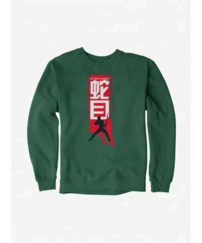 Flash Deal G.I. Joe Snake Eyes Stance Silhouette Banner Sweatshirt $10.92 Sweatshirts