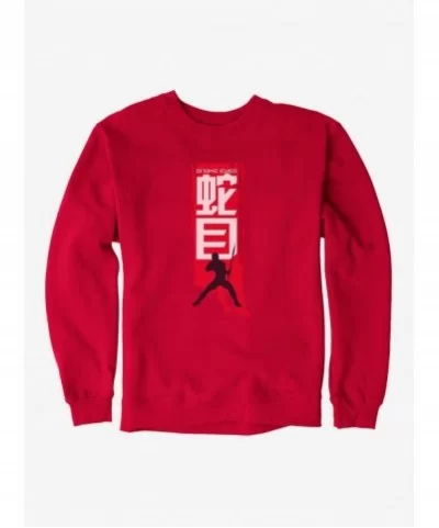 Flash Deal G.I. Joe Snake Eyes Stance Silhouette Banner Sweatshirt $10.92 Sweatshirts