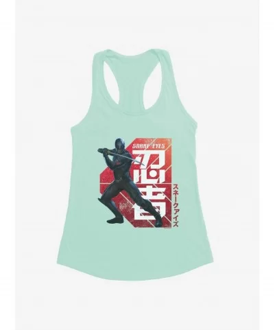 Festival Price G.I. Joe Snake Eyes Defense Stance Girls Tank $6.37 Tanks