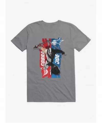 Big Sale G.I. Joe Half Storm Shadow Half Snake Eyes T-Shirt $8.60 T-Shirts