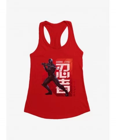 Festival Price G.I. Joe Snake Eyes Defense Stance Girls Tank $6.37 Tanks