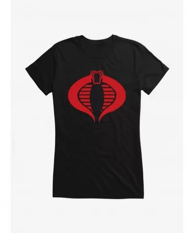 Value Item G.I. Joe Cobra Logo Girls T-Shirt $8.96 T-Shirts