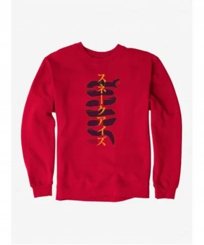 Discount Sale G.I. Joe Red Snake Wrapped Sweatshirt $13.28 Sweatshirts