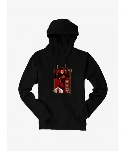 Clearance G.I. Joe Baroness Scan Card Hoodie $12.21 Hoodies