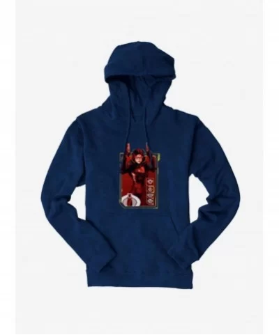 Clearance G.I. Joe Baroness Scan Card Hoodie $12.21 Hoodies