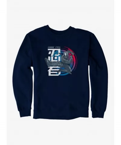 Cheap Sale G.I. Joe Snake Eyes Jump Kick Sweatshirt $13.28 Sweatshirts