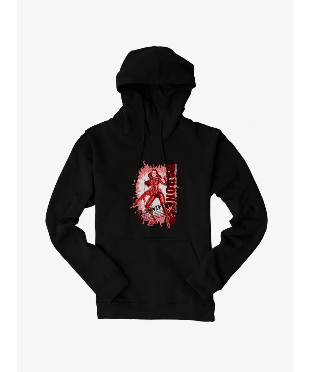 Hot Sale G.I. Joe Code Name Baroness Hoodie $15.45 Hoodies