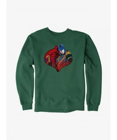 Pre-sale Discount G.I. Joe Cobra Icon Cobra Commander Sweatshirt $8.86 Sweatshirts