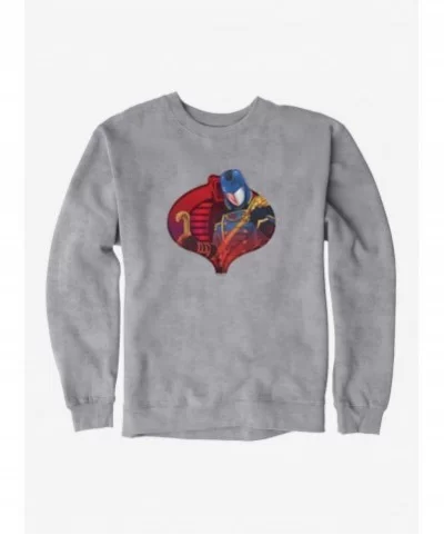 Pre-sale Discount G.I. Joe Cobra Icon Cobra Commander Sweatshirt $8.86 Sweatshirts