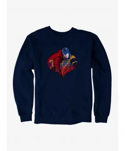 Pre-sale Discount G.I. Joe Cobra Icon Cobra Commander Sweatshirt $8.86 Sweatshirts