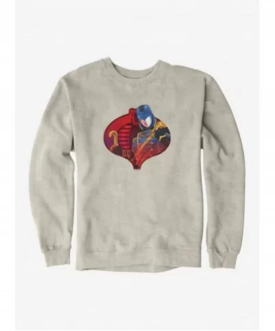 Pre-sale Discount G.I. Joe Cobra Icon Cobra Commander Sweatshirt $8.86 Sweatshirts